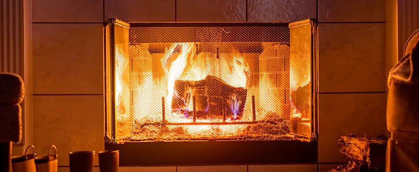 Mendota Hearth Landscape Fireplace Installation in Canton, Ohio