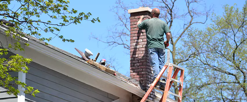 Vinyl and PVC Chimney Flashing Installation in Canton, OH